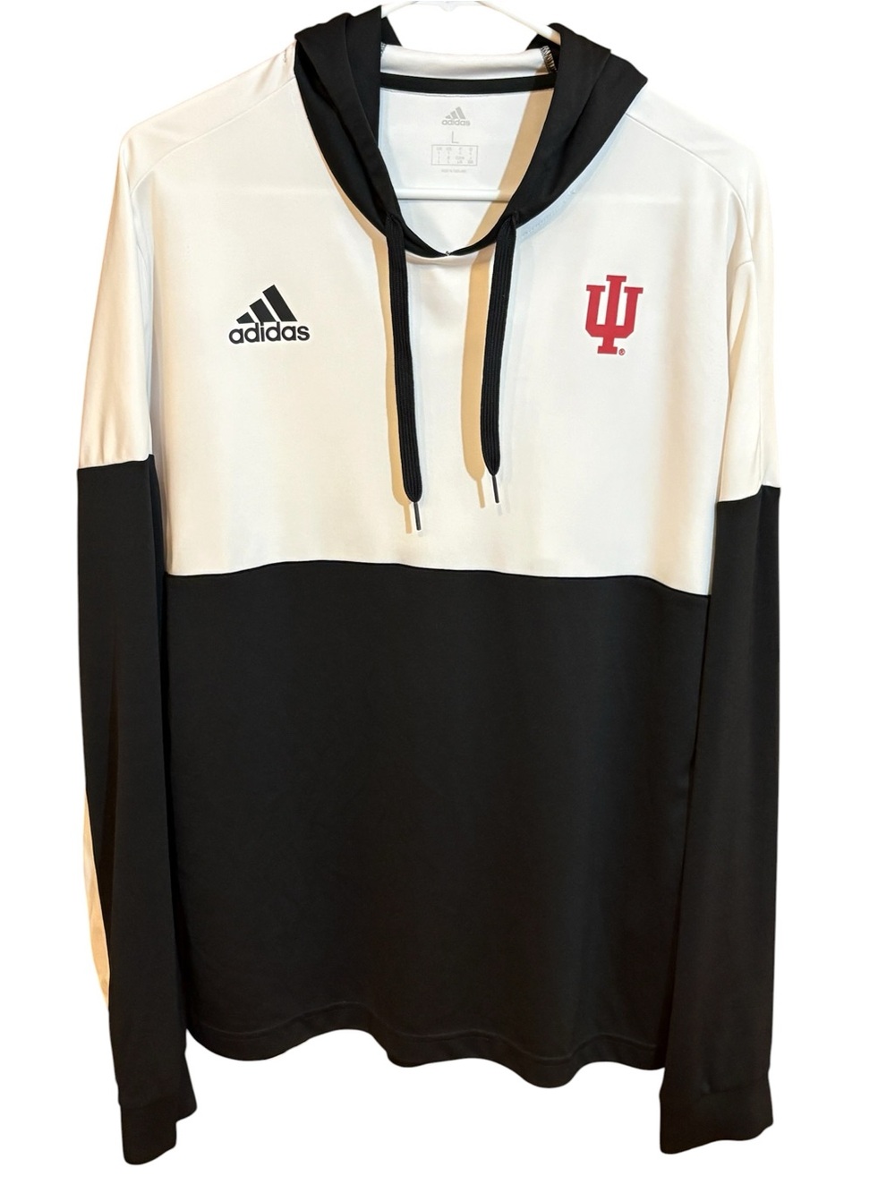 Adidas Men’s IU Indiana Hoosiers Pullover Hoodie L